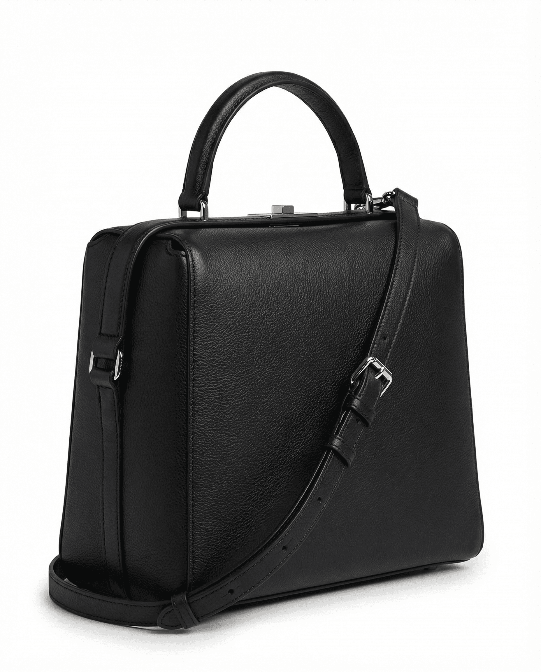 Bolso Estructurado Cuero - Ghost Box - Curated fashion piece from VESTIER